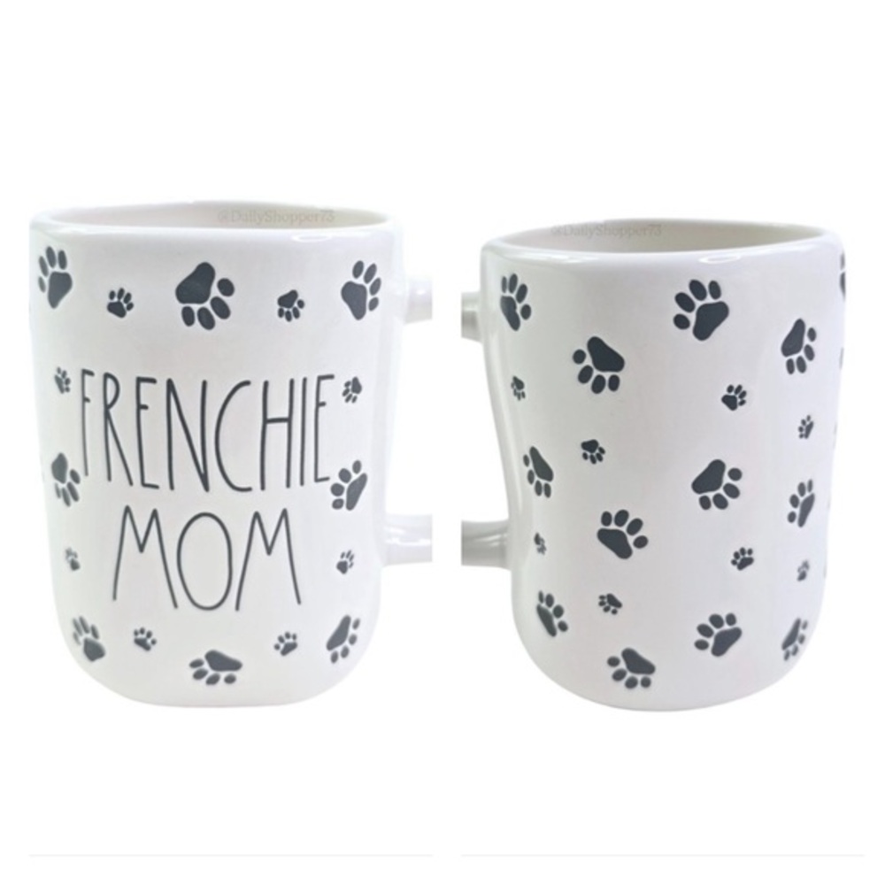 Rae Dunn - ‘Frenchie Mom’ Ceramic Mug  NWT Firm!